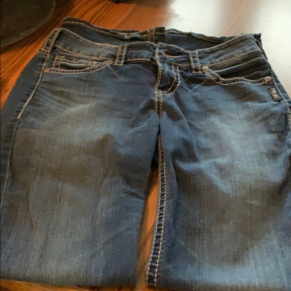 Silver jeans